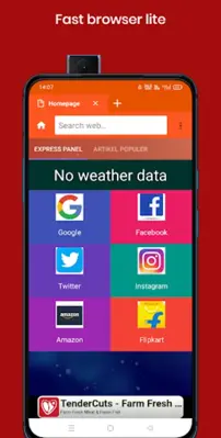 Fast Browser lite android App screenshot 4
